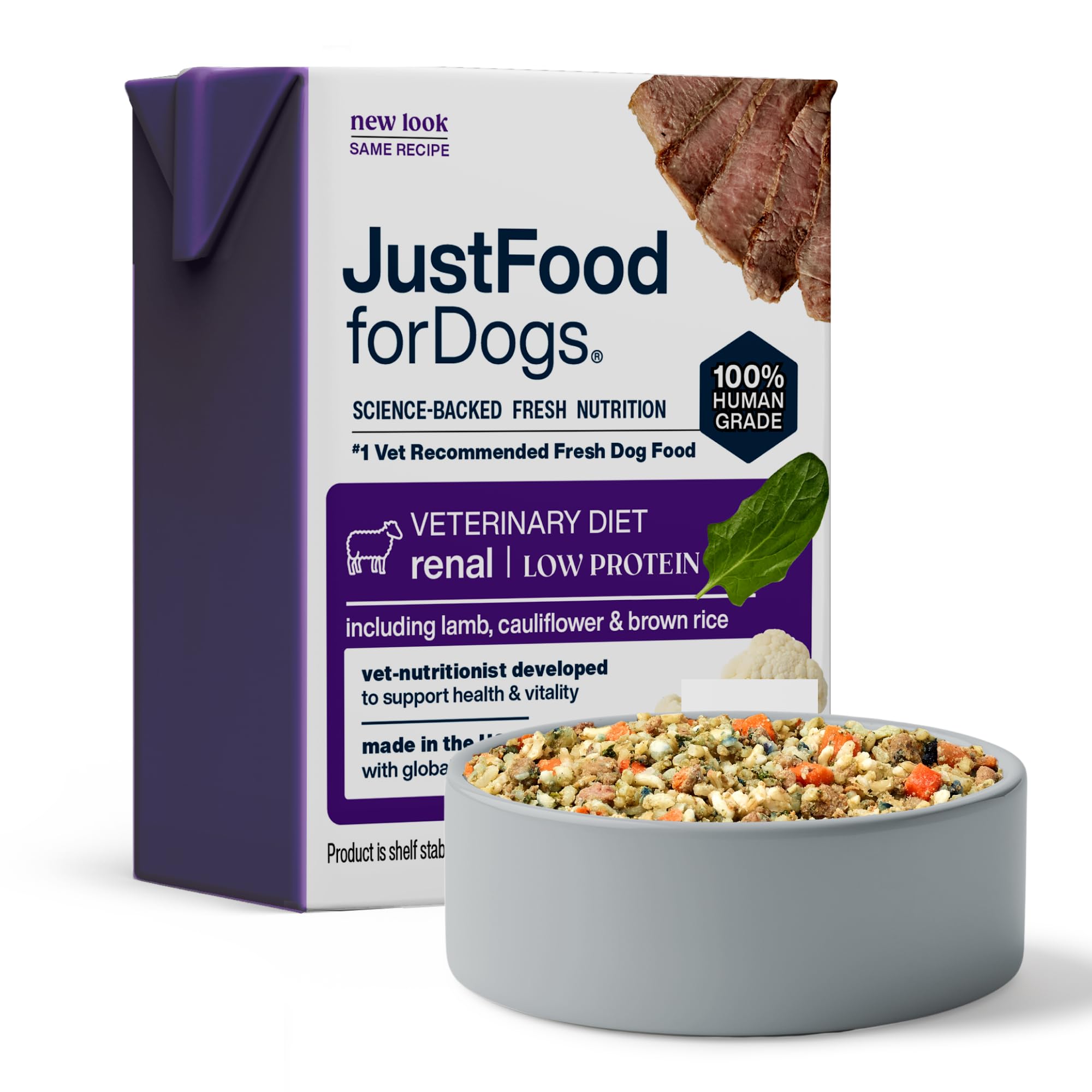 JustFoodForDogs Pantry Fresh Prescription Dog Food - Kidney, Renal